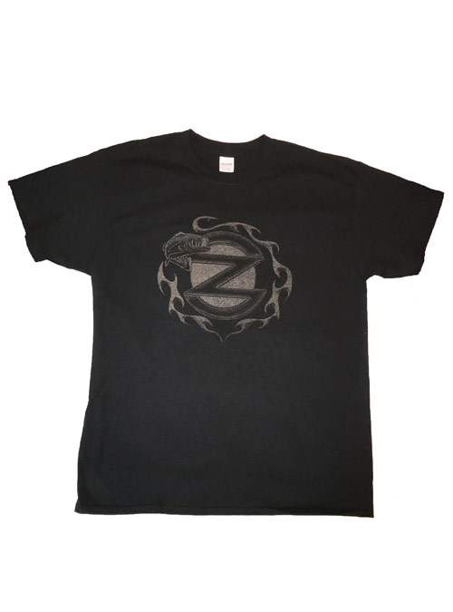 MEN’S SHORT SLEEVE BLACK T-SHIRT WITH “Z” LOGO – Mark Zona – Zona's ...